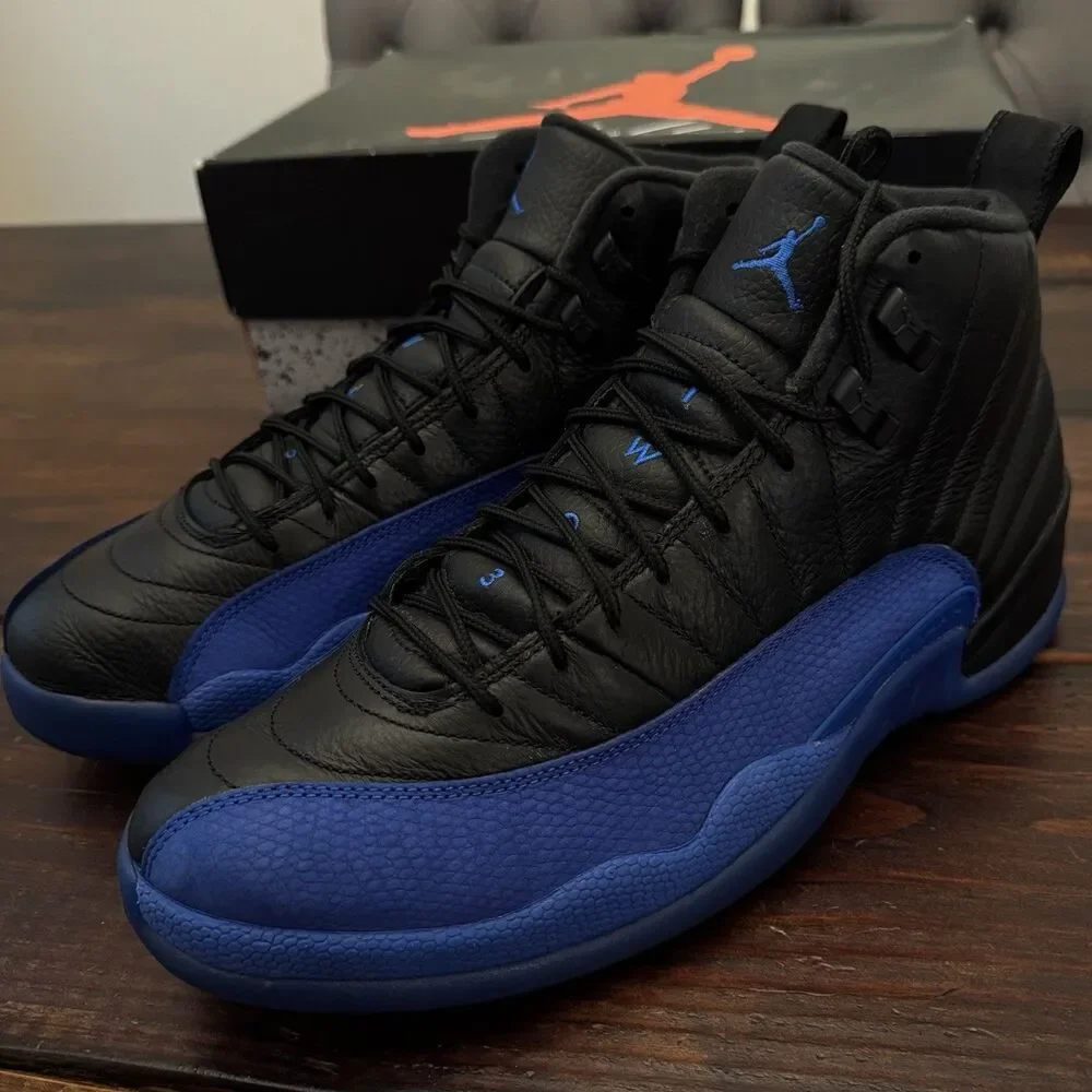 Air Jordan 12 Retro Black Game Royal Shoes